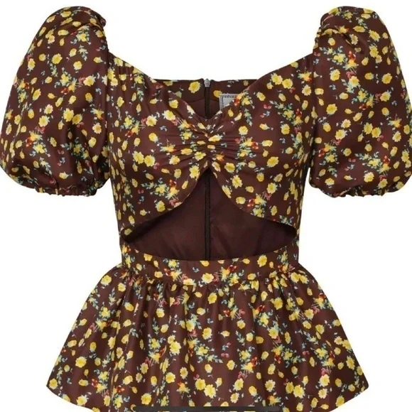 NWT Autumn Adeigbo top MSRP $465 - Picture 2 of 5